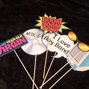 🥳Amazon Party Photo Booth Props - Vibrant Set